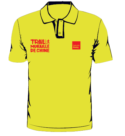polo trail chine jaune face